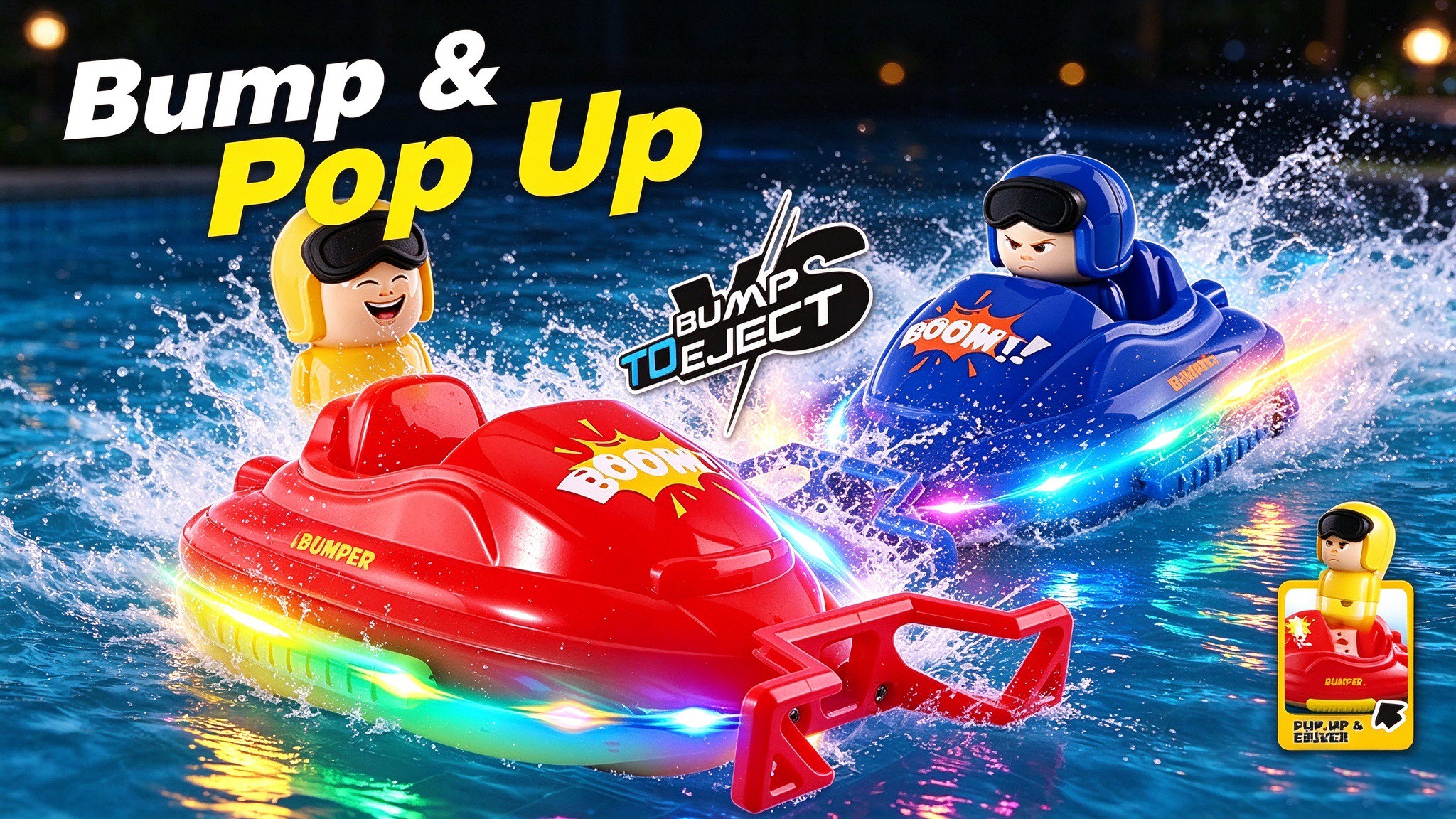H173 Neon-Shield Storm-Bumper 2.4G RC Boat