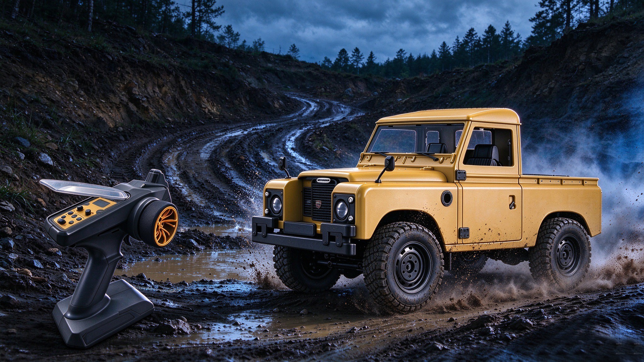 2.4G VentureCrawl 4X4 MudRunner Classic 1:10 Bacial verison