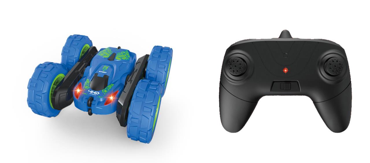 2.4G Double-sided Rolling Stunt Car （Red/Blue）